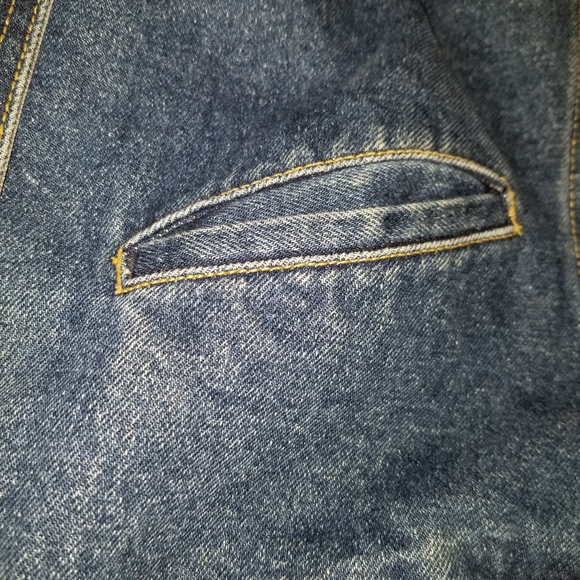 Men's Vtg 80s Jordache Colorblock Jean Jacket M Streetwear Hip Hop Rocker - Picture 2 of 11